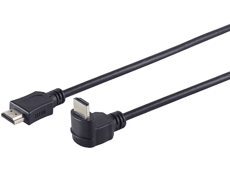 S/CONN MAXIMUM A-St unten Abgang HDMI Winkel/HDMI HDMI A-St. HEAC CONNECTIVITY Kabel 0,5m