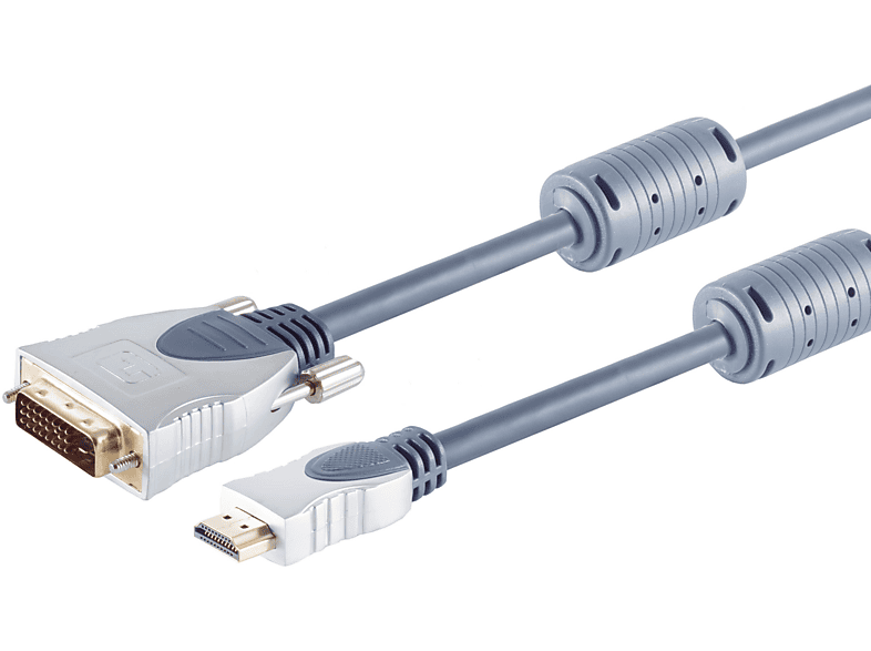 MAXIMUM S/CONN Stecker CONNECTIVITY HDMI Verbindungskabel Home-Cinema DVI-D auf DVI-D St.,1,5m