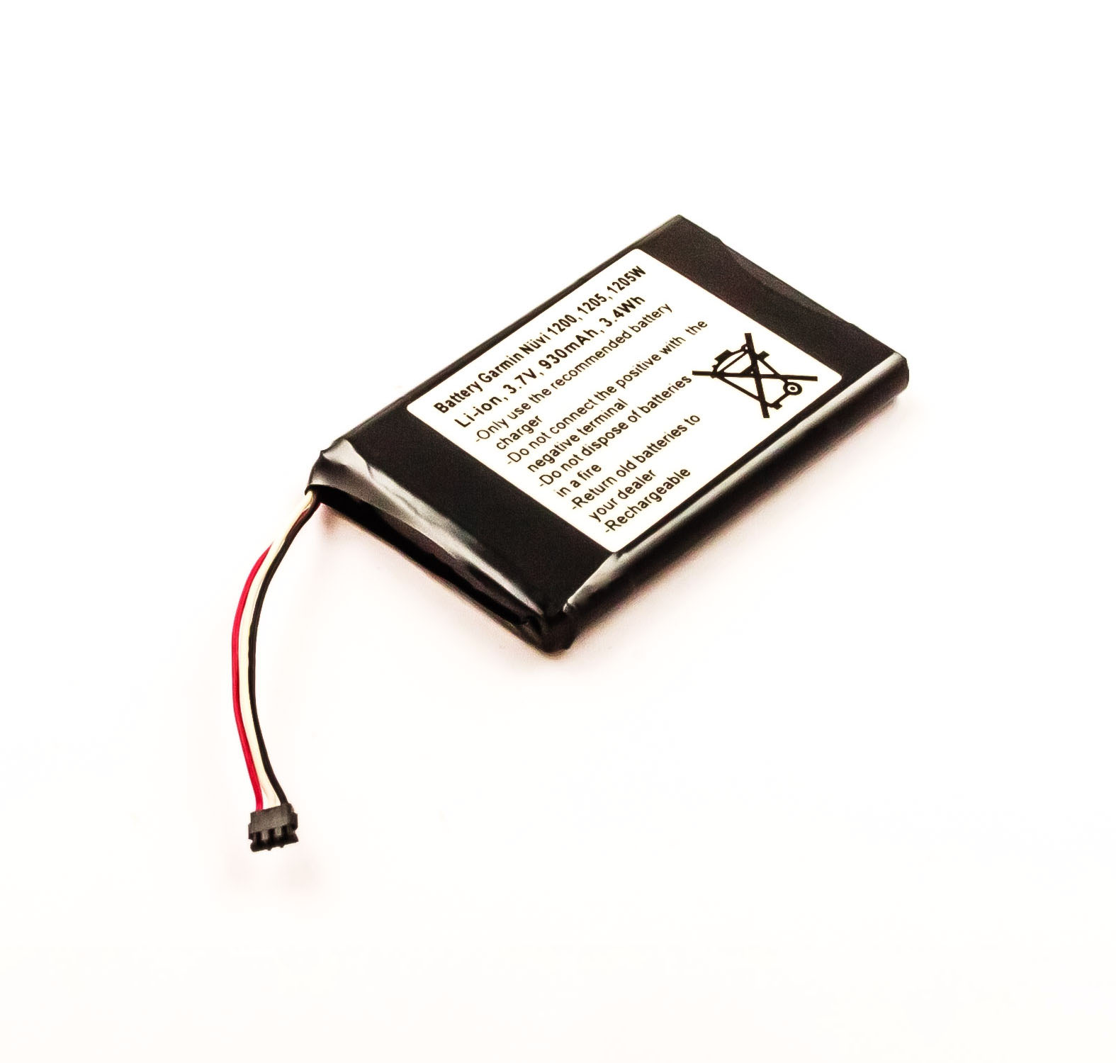 Akku MOBILOTEC kompatibel 3.7 361-00035-01 mAh Li-Ion, Li-Ion 930 mit Akku, Garmin Volt,