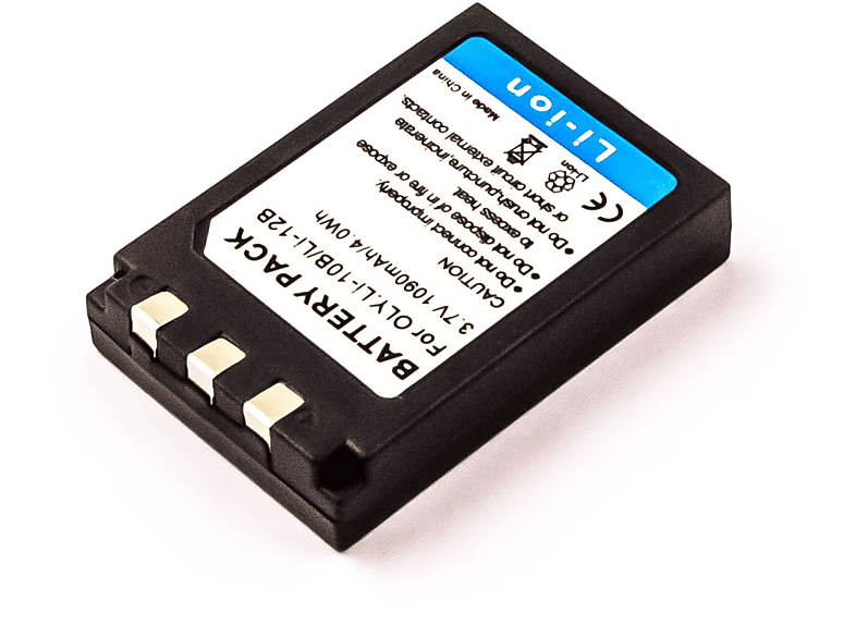 MOBILOTEC Akku kompatibel mit Sanyo DB-L10|Xacti VPC-J1|Xacti VPC-J2 Li-Ion Akku, Li-Ion, 3.7 Volt, 1000 mAh