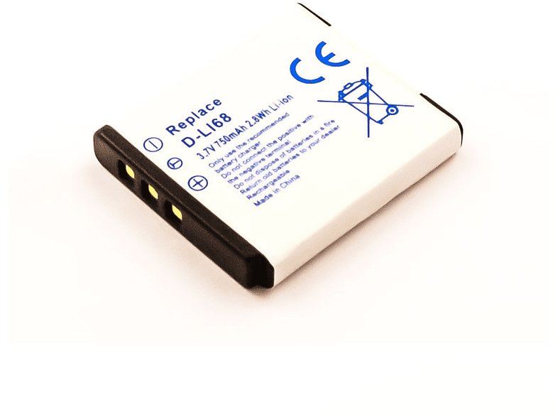 MOBILOTEC Akku kompatibel mit Kodak Playsport ZX3|M1033|M1093|V1073 Li-Ion Akku, Li-Ion, 3.7 Volt, 700 mAh