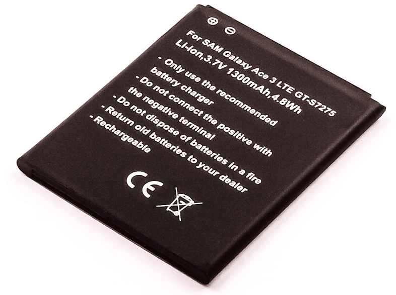 MOBILOTEC Akku kompatibel mit Samsung GT-S7275 Li-Ion Akku, Li-Ion, 3.7 Volt, 1300 mAh