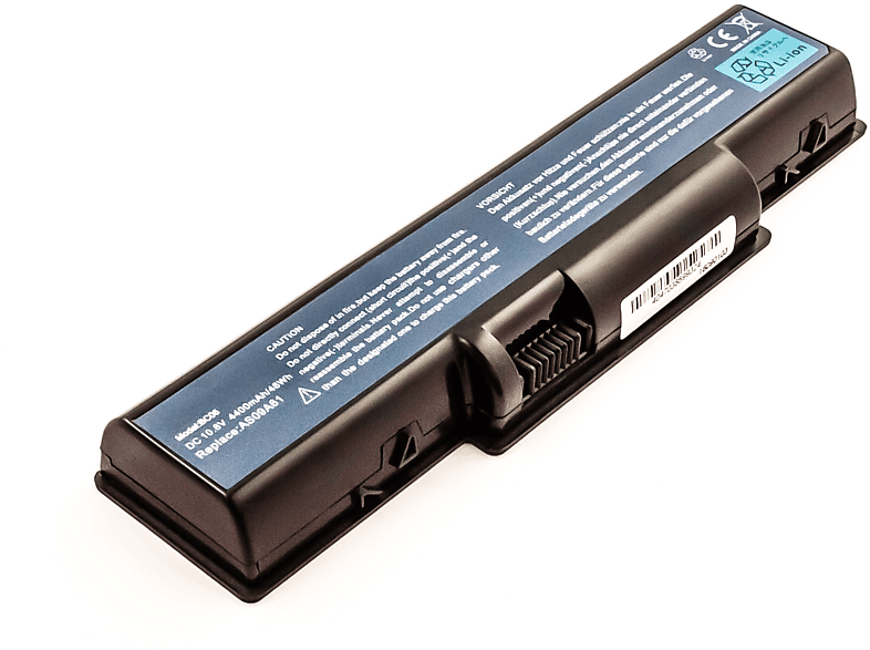 MOBILOTEC Akku kompatibel mit Acer eMachines G725|E625|E627|E725|E727| Li-Ion Akku, Li-Ion, 11.1 Volt, 4400 mAh