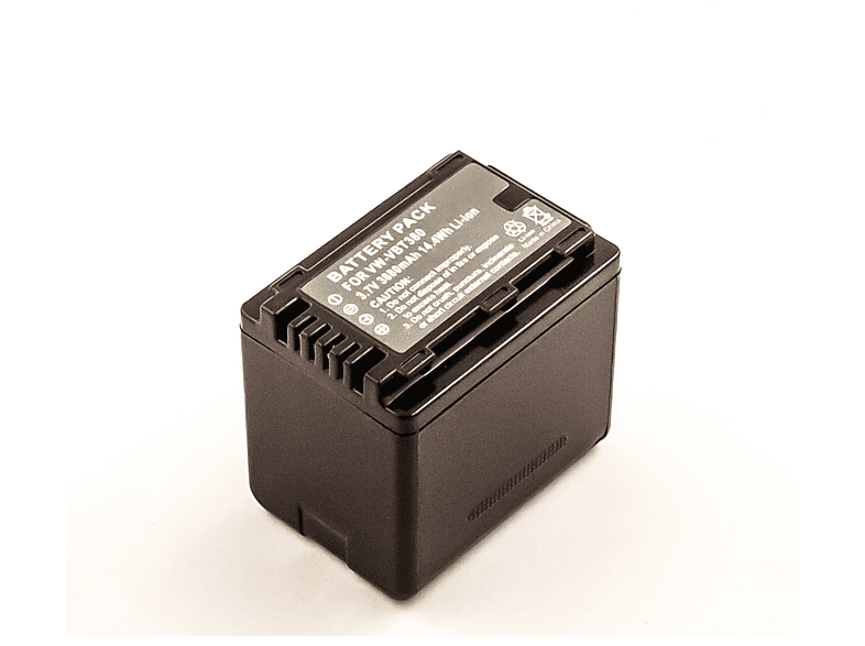 3.7 mAh MOBILOTEC mit Panasonic Li-Ion kompatibel HC-V520|HC-V777|HC-VXF999 Volt, Akku Li-Ion, Akku, 3000