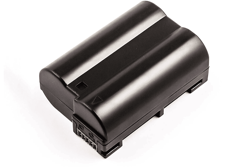 Li-Ion Akku, kompatibel 1600 mAh Akku mit Nikon Volt, 7 Li-Ion, 1 MOBILOTEC V1|D500|D600|D610|D750|D800|D810