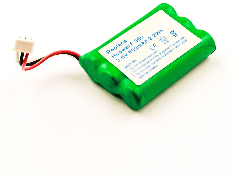 MOBILOTEC Akku kompatibel mit Huawei F202|F316|HNBAAA600-31 NiMH Akku, NiMH, 3.6 Volt, 600 mAh