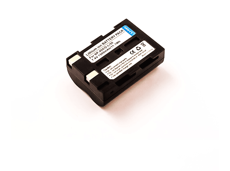 Li-Ion kompatibel Volt, SD14|BP-21 mAh mit 7.4 Sigma Li-Ion, Akku, Akku MOBILOTEC 1400