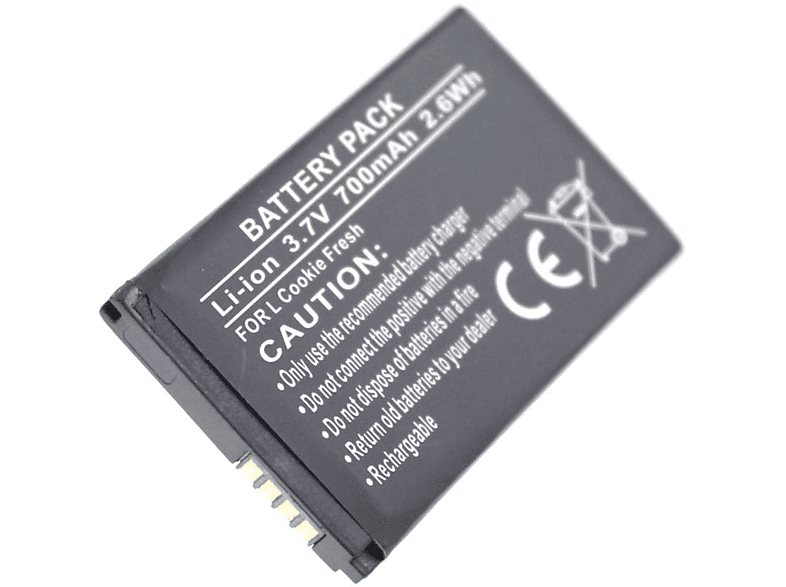 650 3.7 mit Volt, Li-Ion, Li-Ion GW300 mAh Akku, Akku kompatibel LG Electronics MOBILOTEC