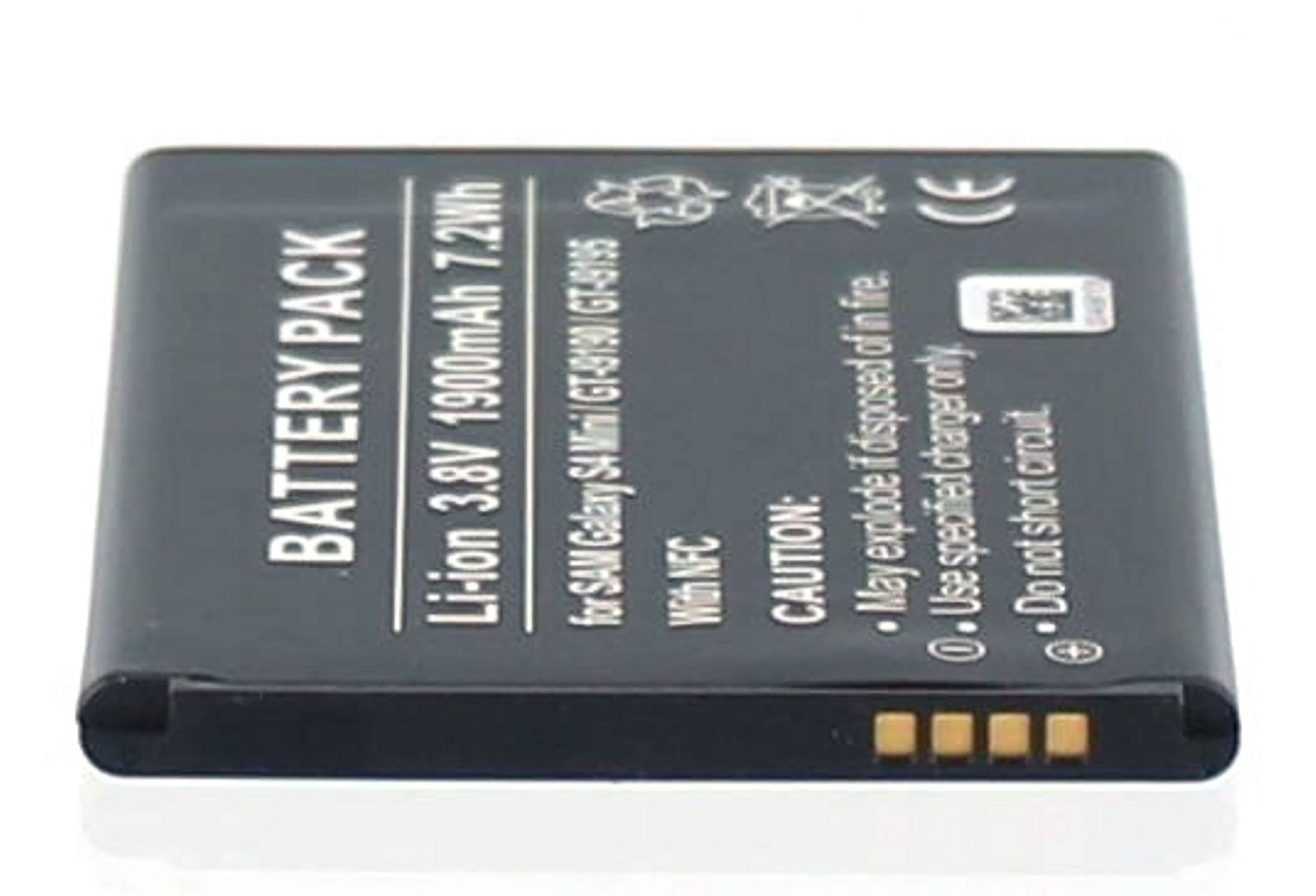 AGI Akku kompatibel mit 1900 Li-Ion, Handy-/Smartphoneakku, GT-I9190 Galaxy Li-Ion GT-I9195 S4 Mini mAh 3.8 Samsung Volt