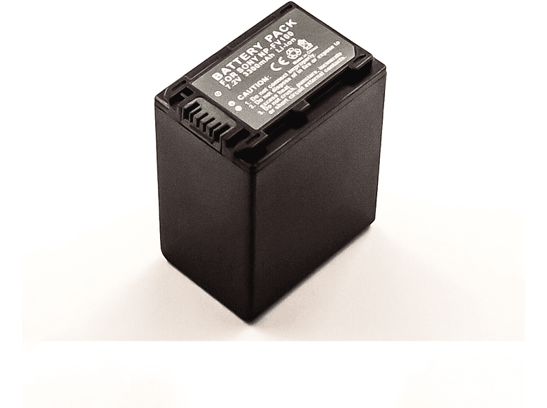 MOBILOTEC Akku kompatibel mit Sony DCR-HC51E|DCR-SX15E|DCR-SX33E Li-Ion Akku, Li-Ion, 7.4 Volt, 3100 mAh