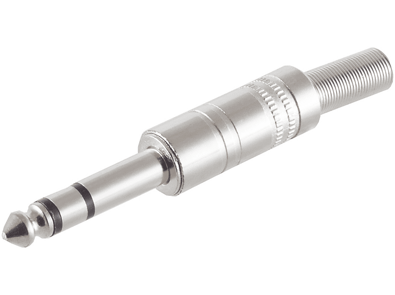 Klinke MAXIMUM Stereo 6,3mm, S/CONN CONNECTIVITY Metall Klinkenstecker