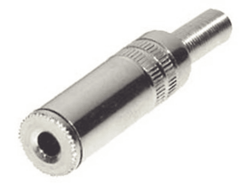 Klinkenkupplung 3,5mm, MAXIMUM Metall CONNECTIVITY Mono Klinke S/CONN