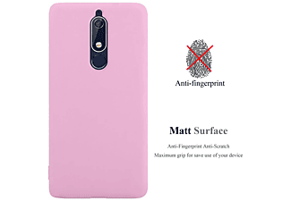 CADORABO TPU Silikon Candy Hülle, Backcover, Nokia, 5,1, CANDY ROSA