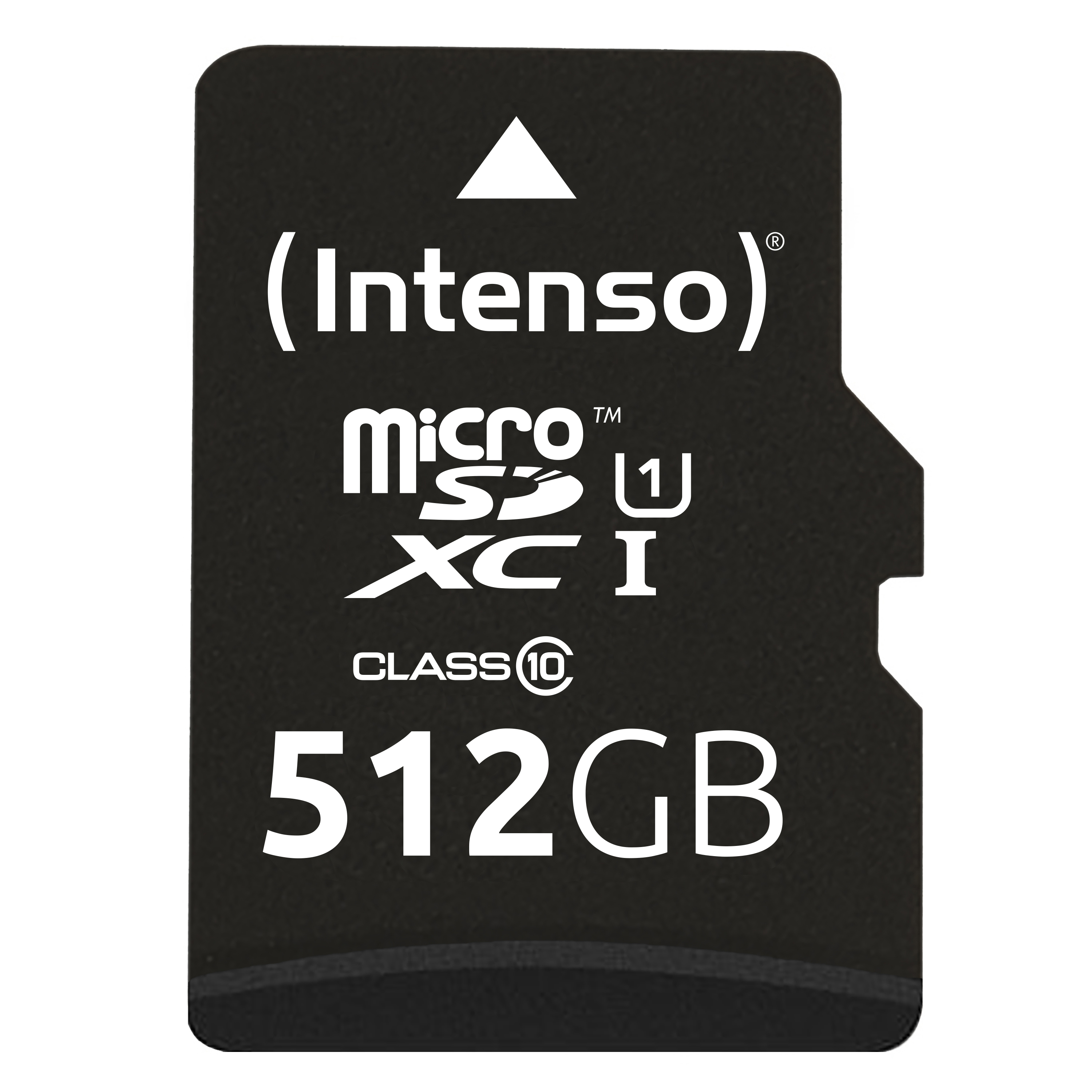 INTENSO Micro SD Premium GB, Card 512 Speicherkarte, Schwarz UHS-1