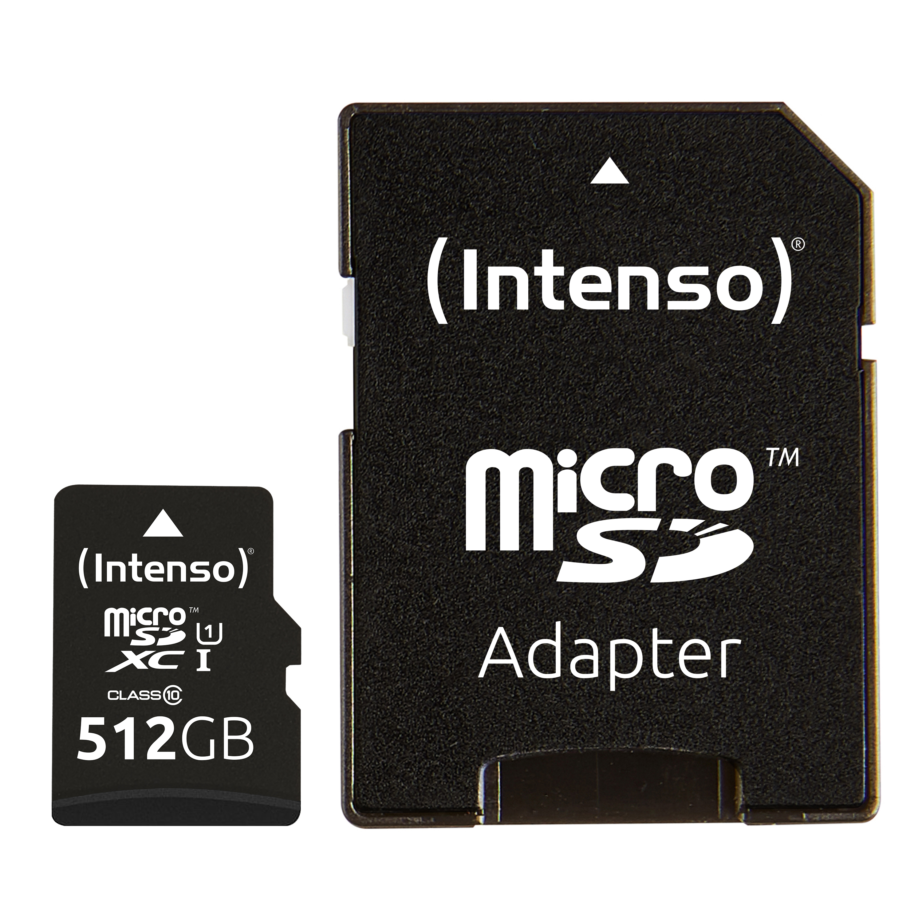 UHS-1 Card INTENSO SD Premium GB, 512 Speicherkarte, Schwarz Micro