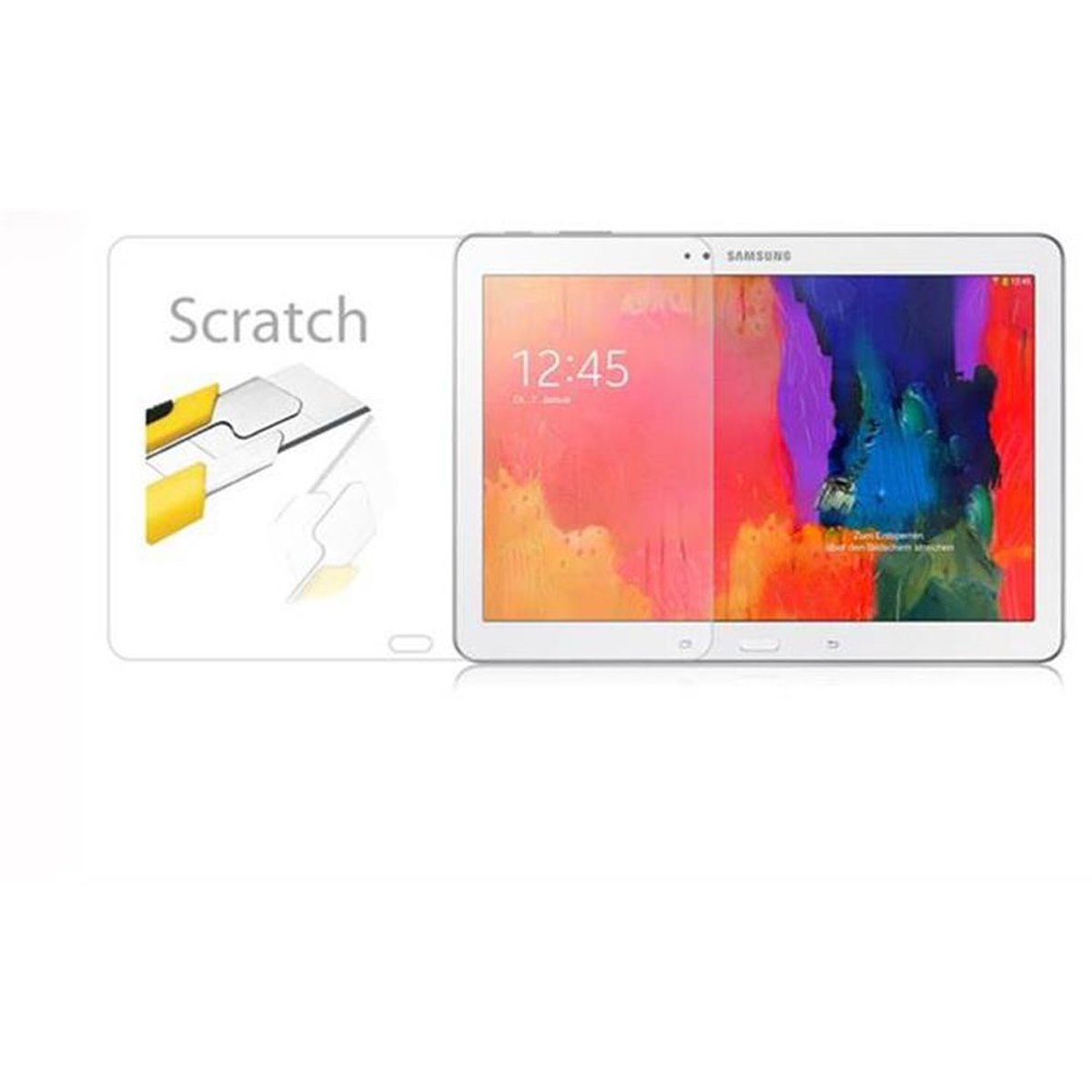 CADORABO Schutzglas Tab NOTE Samsung 2014 Schutzfolie(für Galaxy 10.1) / Tablet 10.1 PRO