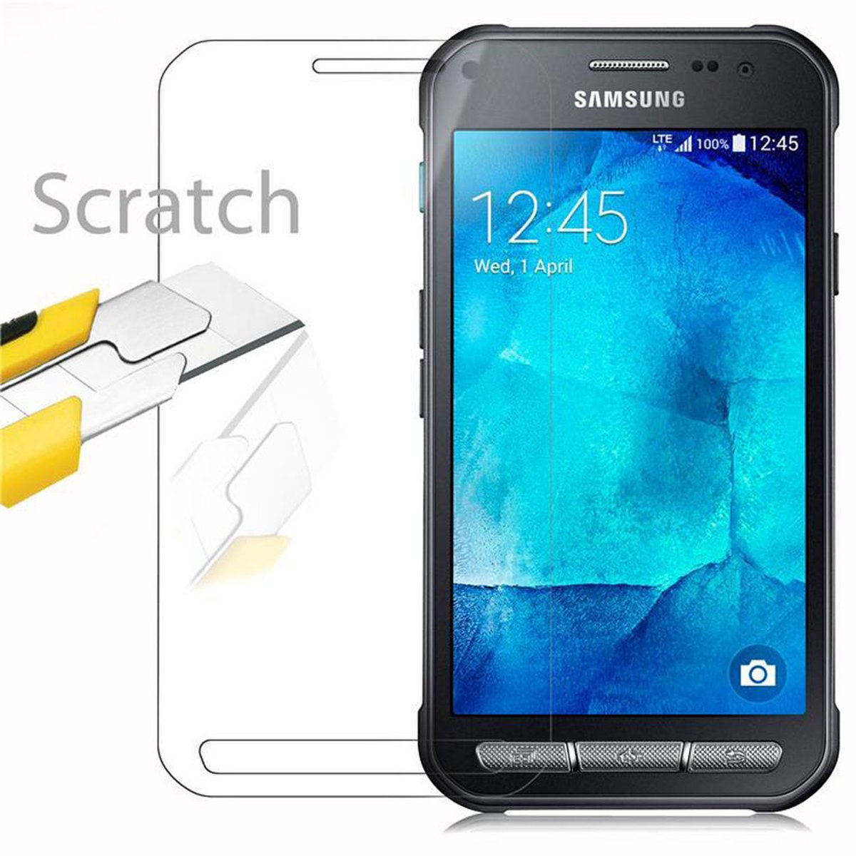 Tempered 3) Schutzglas XCover CADORABO Galaxy Glas Schutzfolie(für Samsung