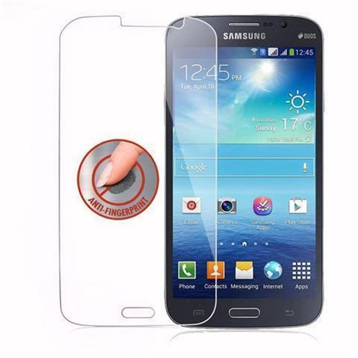 Galaxy MEGA CADORABO Schutzfolie(für Schutzglas Samsung Glas Tempered 5.8)