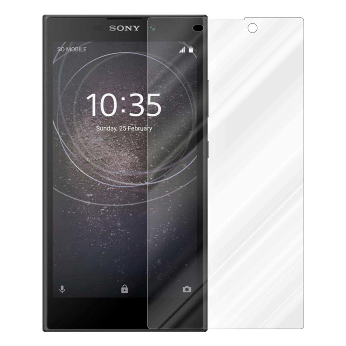 Schutzglas Sony Xperia CADORABO Schutzfolie(für Glas Tempered L2)