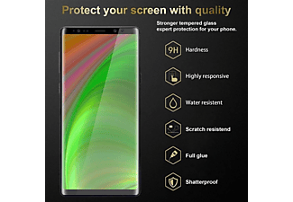 CADORABO Displayschutz Schutzglas(für Samsung Galaxy NOTE 8)