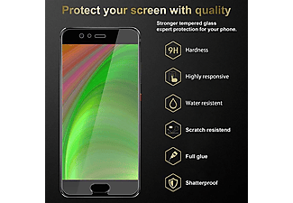 CADORABO 3er Pack Tempered Displayschutz Schutz Folie(für Huawei P10 PLUS)
