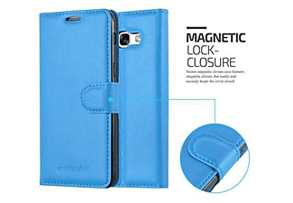 CADORABO Book Hülle Standfunktion Kartenfach, Bookcover, Samsung, Galaxy A5 2017, PASTELL BLAU