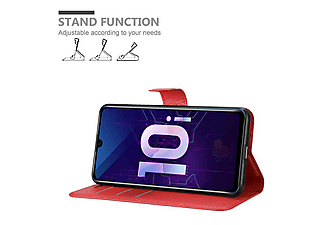 Cover Honor 9 Lite Pelle Nera Vintage - RFID Blocking e Porta Carte
