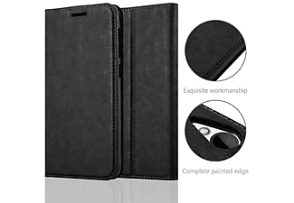 carcasa de móvil Funda libro para Móvil - Carcasa protección resistente de estilo libro;CADORABO, HTC, Desire 10 LIFESTYLE / Desire 825, negro antracita