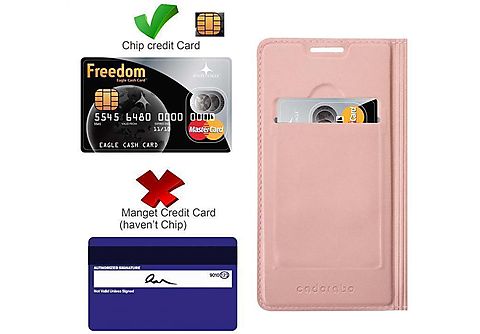 carcasa de móvil  - Funda libro para Móvil - Carcasa protección resistente de estilo libro CADORABO, Nokia, Lumia 1020, classy oro rosa