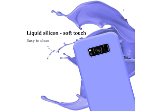 CADORABO TPU Liquid Silicone Case Hülle, Backcover, Samsung, Galaxy S8, LIQUID HELL LILA