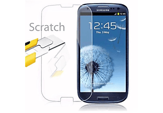 CADORABO Tempered Glass Displayschutz Schutz Folie(für Samsung Galaxy S3 / S3 NEO)