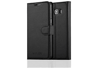 CADORABO Book Hülle Standfunktion Kartenfach, Bookcover, Samsung, Galaxy J5 2016, PHANTOM SCHWARZ