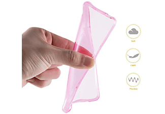 carcasa de móvil Funda flexible para móvil - Carcasa de TPU Silicona ultrafina;CADORABO, HTC, One X9, transparente rosa