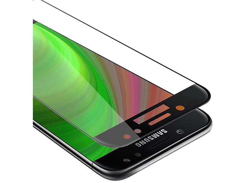 CADORABO Schutzglas 2017) Galaxy kelebend Schutzfolie(für J7 voll Samsung