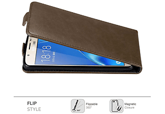 Flip Invis Style, Flip Cover, Samsung, Galaxy J7 2016, KAFFEE BRAUN | MediaMarkt
