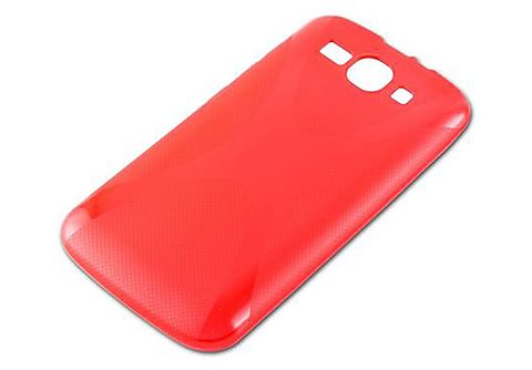 carcasa de móvil  - Funda flexible para móvil - Carcasa de TPU Silicona ultrafina CADORABO, Huawei, ASCEND Y520, rojo infierno