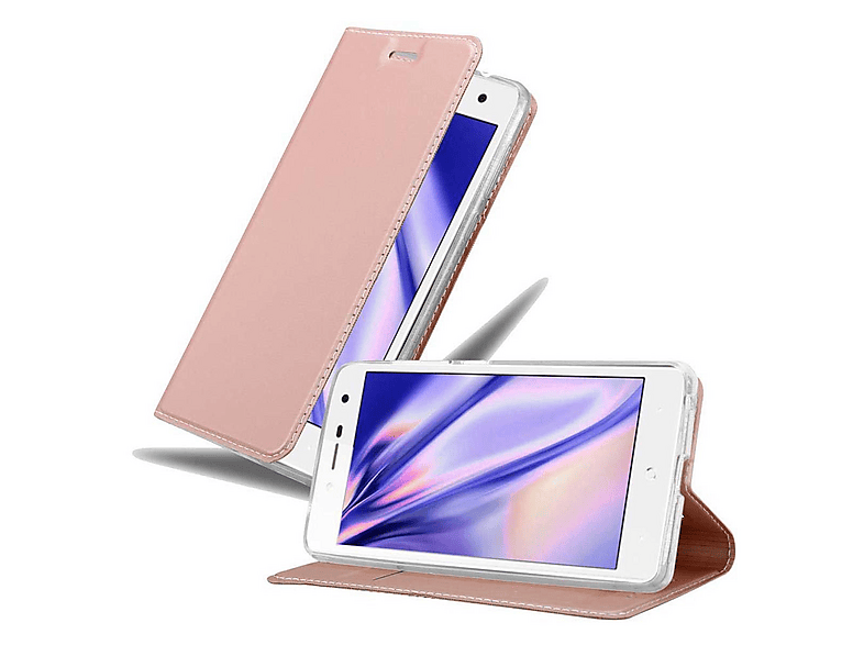 CADORABO Custodia Cani E Gatti Carini - Con Funzione Stand E Slot Per Schede Custodia Per Cellulare Per Galaxy A10 M10 Shiny Or Rosa 86241175