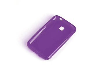 carcasa de móvil  - Funda flexible para móvil - Carcasa de TPU Silicona ultrafina CADORABO, LG, OPTIMUS L3 (2.Gen), orquídea violeta