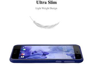 carcasa de móvil Funda flexible para móvil - Carcasa de TPU Silicona ultrafina;CADORABO, HTC, U PLAY, frost azul oscuro