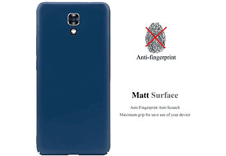 carcasa de móvil Funda rígida para móvil de plástico duro – Carcasa Hard Cover protección;CADORABO, LG, X SCREEN, metal azul