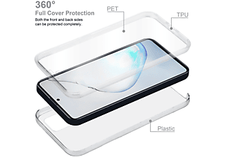CADORABO TPU 360 Grad Case Rundumschutz Hülle, Backcover, Samsung, Galaxy A81 / NOTE 10 LITE / M60s, TRANSPARENT