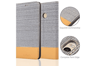 carcasa de móvil Funda libro para Móvil - Carcasa protección resistente de estilo libro;CADORABO, Xiaomi, MAX 2, gris claro 80