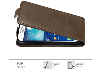 CADORABO Flip Hülle Invis Style, Flip Cover, Samsung, Galaxy S3 / S3 NEO, KAFFEE BRAUN