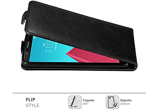 carcasa de móvil Funda flip cover para Móvil - Carcasa protección resistente de estilo Flip;CADORABO, LG, G4, negro antracita
