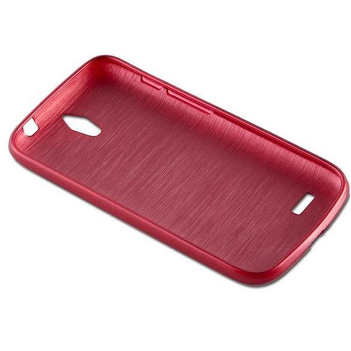 Backcover, ROT G610, Hülle, ASCEND CADORABO Brushed TPU Huawei,