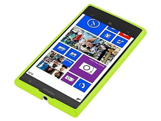 carcasa de móvil - CADORABO Funda flexible para móvil - Carcasa de TPU Silicona ultrafina, Compatible con Nokia Lumia 1020, jelly verde