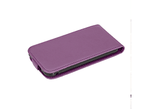 carcasa de móvil Funda flip cover para Móvil - Carcasa protección resistente de estilo Flip;CADORABO, Samsung, Galaxy XCover 4, burdeos violeta