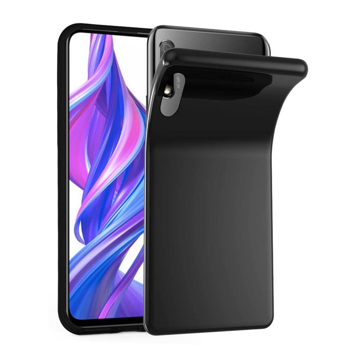 CADORABO AIR Backcover, 9X PRO, Ultra Honor, TPU Slim Schutzhülle, SCHWARZ