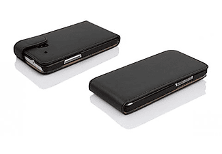 carcasa de móvil Funda flip cover para Móvil - Carcasa protección resistente de estilo Flip;CADORABO, HTC, ONE M4 MINI, negro óxido