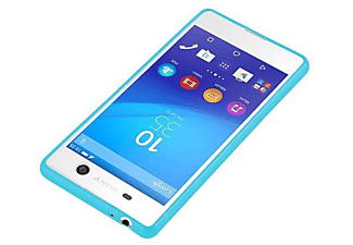 carcasa de móvil Funda flexible para móvil - Carcasa de TPU Silicona ultrafina;CADORABO, Sony, Xperia M5, jelly azul claro